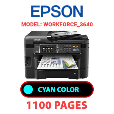 EPSON Workforce_3640 - CYAN INK