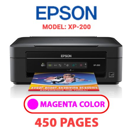 EPSON XP-200 PRINTER - MAGENTA INK