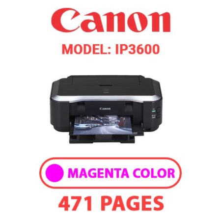 CANON iP3600 PRINTER - MAGENTA INK