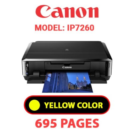 CANON iP7260 PRINTER - YELLOW INK