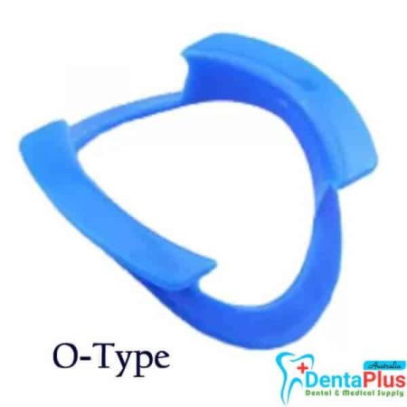 Cheek Retractor Lip Mouth Opener Holder (O-type) Blue #Each