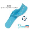 Disposable Impression Trays - Blue #12pcs/pkt - 7-quadrant-upper-left-lower-right