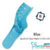 Disposable Impression Trays - Blue #12pcs/pkt - 8-quadrant-upper-right-lower-left