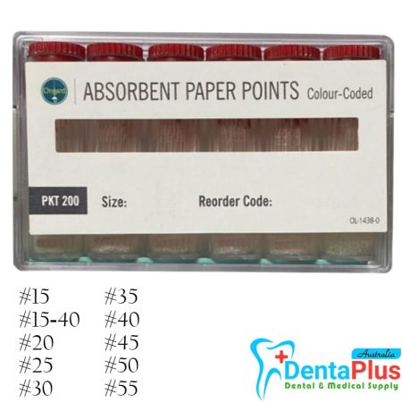 Ongard Absorbent Paper Point Colour CodedAbsorbent Paper Point Colour Coded