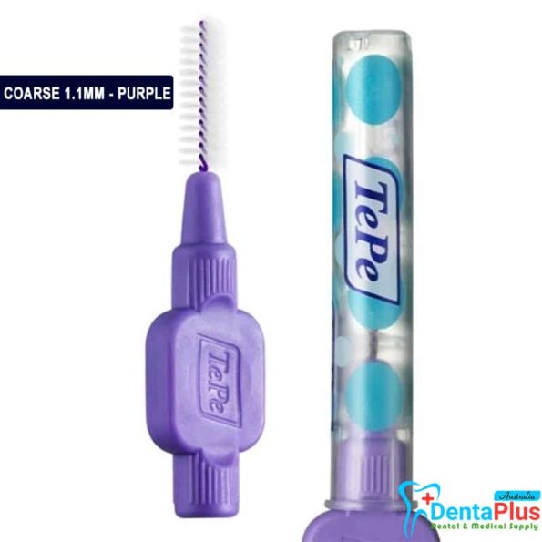 TEPE Interdental Brushes Coarse, 1.1mm – Purple