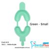 Disposable Fluoride Trays - Dual Arch (50x2 - 100Arch/pkt) - green-small