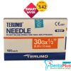 Hypodermic Needles For Irrigation (Terumo) #100pcs/box - 30g-0-30-x-13mm