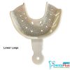 Dental Disposable Impression Trays Grey - Uniplus #12pcs/pkt - 2-lower-large