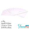 Disposable Dental Bibs 4 ply - 4-ply-small-white-23cm-x-33cm-1000pcs-box