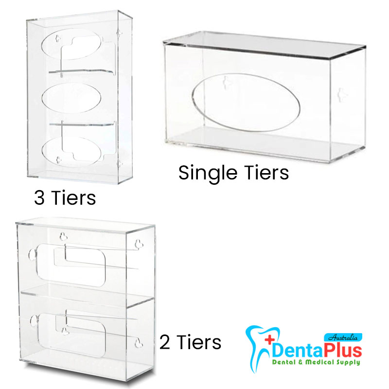 Glove Dispenser Clear Acrylic #Each