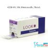 Sutures Absorbable PolySyn (12pcs/pkt) – Look (19mm needle, 70cm) - 422b-4-0