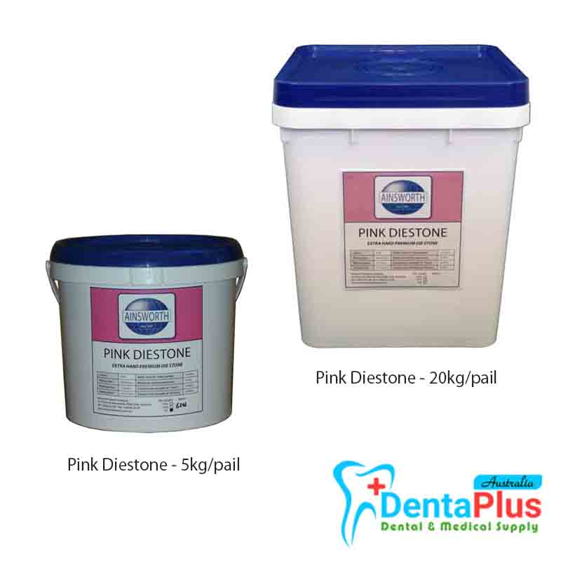 Ainsworth - Die Stone Pail - Pink, 5kg or 20kg
