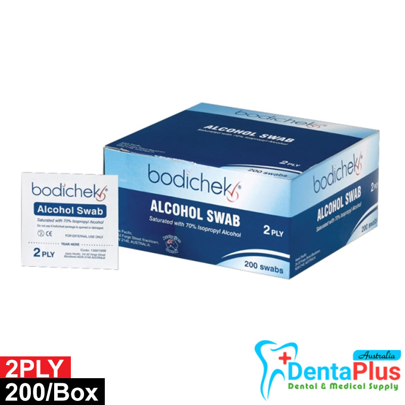 Alcohol Swabs 2 Ply Bodichek #200 swabs/box