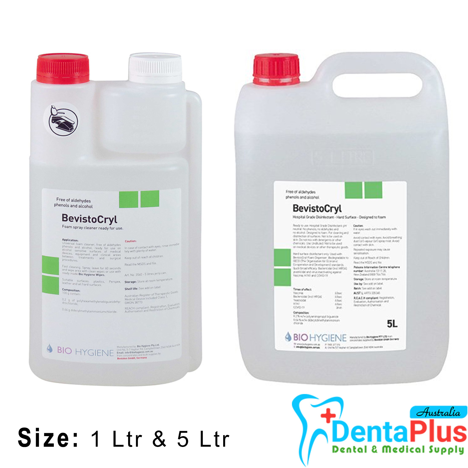 Bio Hygiene BevistoCryl Hospital Grade Disinfectant - Hard Surfaces