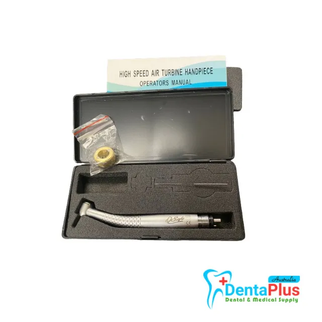 High Speed Air Turbine Handpiece 5 LED, Push Button, 4 Holes Connection Type– QSafe