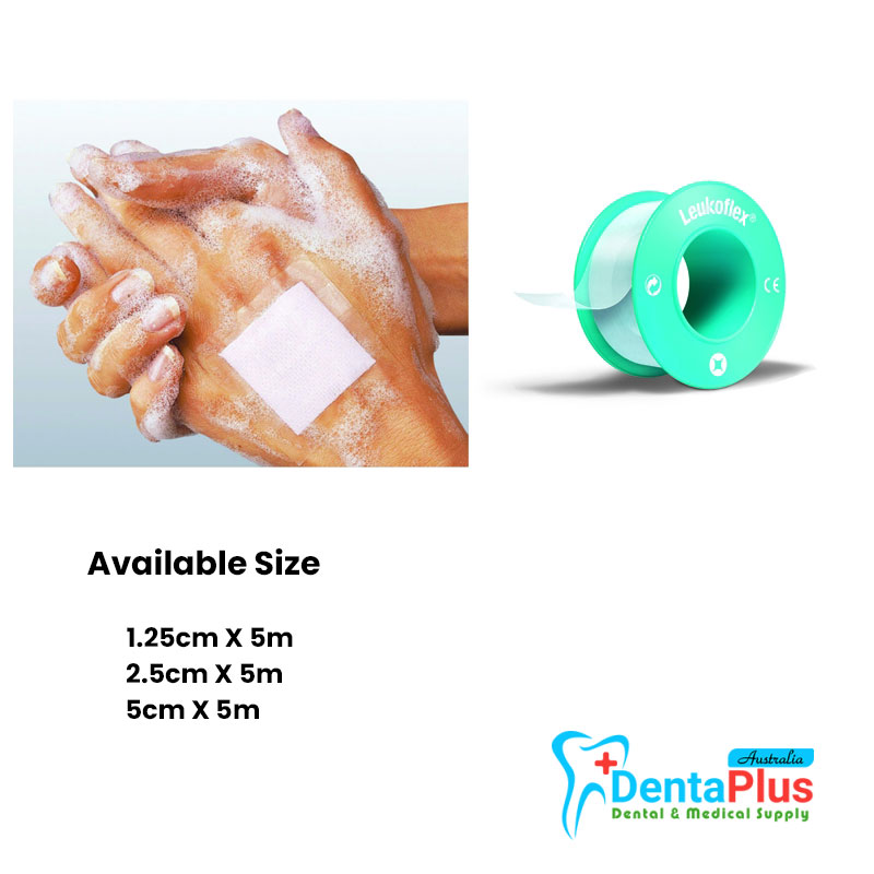 Leukoflex Transparent Tape – Water-Repellent Medical Adhesive