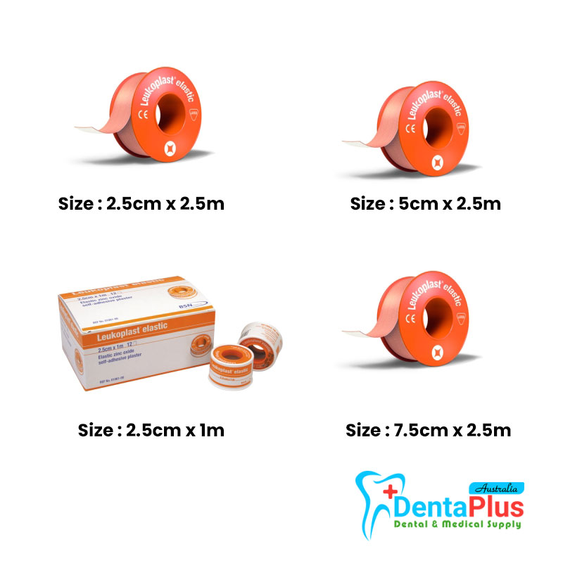Leukoplast Elastic Zinc Oxide Tape Tan - Each