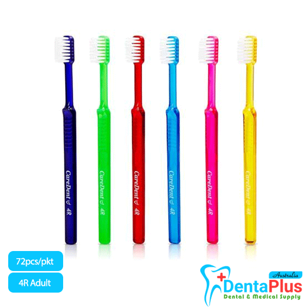 Caredent 4R Adult Soft Toothbrush 72pcs/pkt